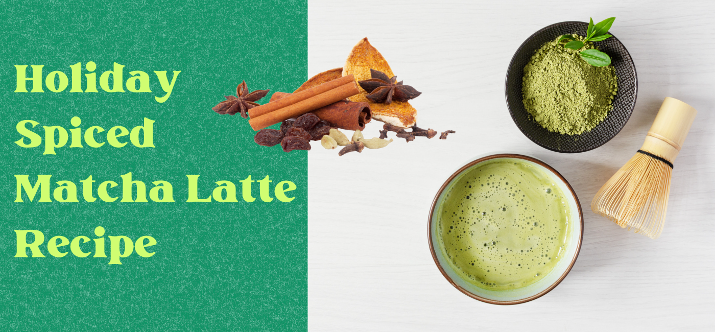 Holiday Spiced Matcha Latte (Recipe)