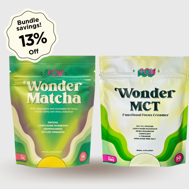 Best Seller Bundle: Wonder Matcha + Wonder MCT Focus Creamer (Save 13%)